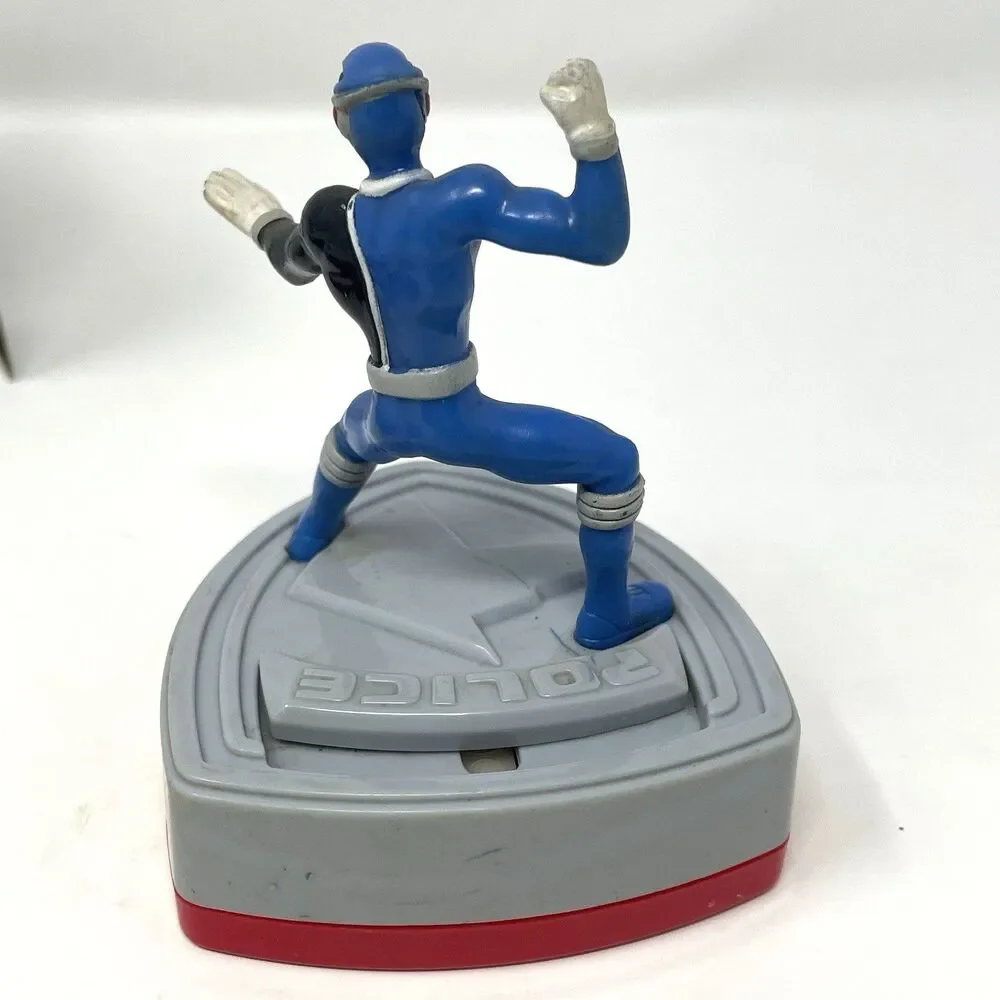 Lot of 4 Power Rangers Super Samurai McDonald's Toys - Includes‎ NIP Blue Ranger
